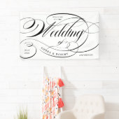 Begrüßung Begrüßung Elegantes Skript mit Kurvem Te Banner (Insitu)