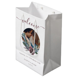 Begrüßung Begrüßung Foto Geschenktaschen Mittlere Geschenktüte