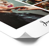 Begrüßung Begrüßungspposter signieren FotoCollage Poster (Ecke)