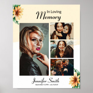 Begrüßung Begrüßungspposter signieren FotoCollage Poster