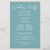 Begrüßung: Blumenkalligrafie-Script (Rückseite)