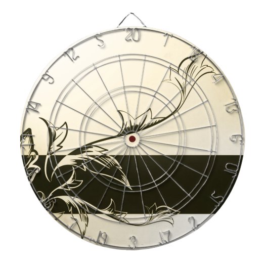 Begrüßung Dartscheibe (vorne)