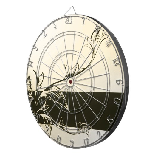 Begrüßung Dartscheibe (Vorderseite rechts)