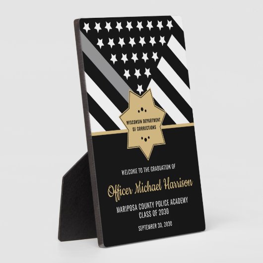 Begrüßung der Absolventen Fotoplatte (Seite)