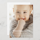 Begrüßung der Adoption von Zuhause Foto Ankündigung (Vorne/Hinten)