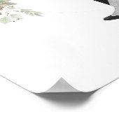 Begrüßung der afrikanischen amerikanischen Braut u Poster (Ecke)