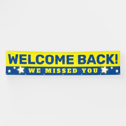 Begrüßung der Arbeit an der Schule Banner (Horizontal)