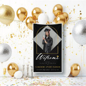 Begrüßung der Arch Tassels Frame Foto Graduation P Banner