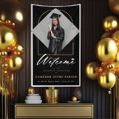 Begrüßung der Arch Tassels Frame Foto Graduation P Banner