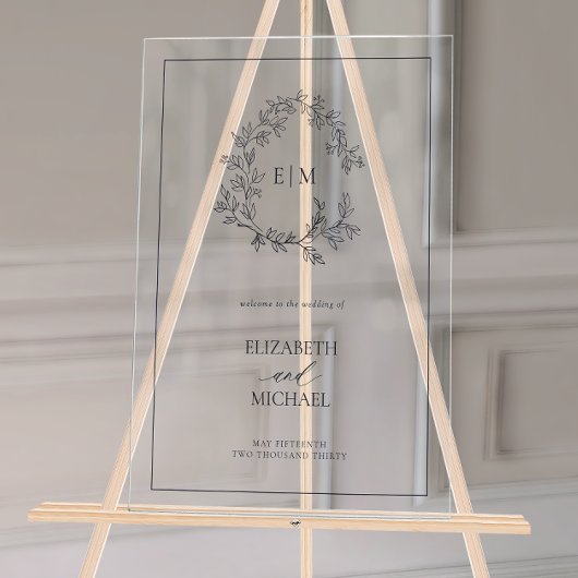 Begrüßung der Begrüßung des Blauen Wappen Acrylschild