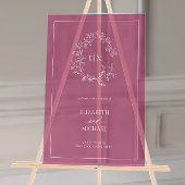 Begrüßung der Begrüßung des Wappen Burgund Leafy Acrylschild