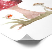 Begrüßung der bezaubernden Waldtierdusche Poster (Ecke)