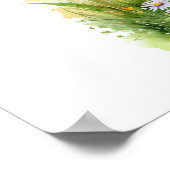 Begrüßung der bezaubernden Waldtierdusche Poster (Ecke)