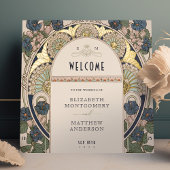 Begrüßung der Blauen Goldhochzeit der Marine Bouga Foliendrucke