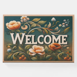 Begrüßung der Blume Gästebuch