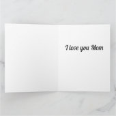 Begrüßung der Blume Karte (Innenseite)