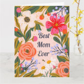 Begrüßung der Blume Karte (Gelbe Blume)