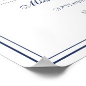 Begrüßung der Blumenzauber für Wasserfarben Poster (Ecke)