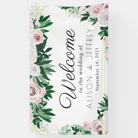 Begrüßung der Blumenzwiebelblume Banner (Vertikal)