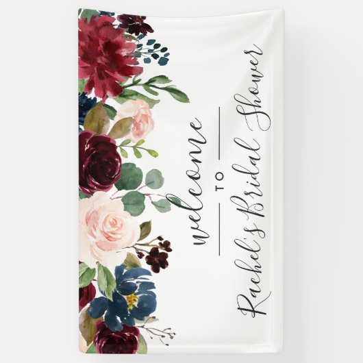 Begrüßung der Blütendusche Banner (Vertikal)