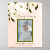 Begrüßung der Blütezeit Begrüßungszeichen Poster (Vorne)