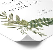 Begrüßung der botanischen Foliage Poster (Ecke)