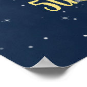 Begrüßung der Elefantenrosa und der Marine zum Geb Poster (Ecke)