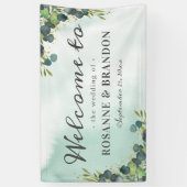 Begrüßung der Eukalyptus Banner (Vertikal)