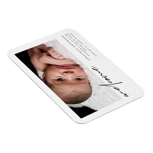 Begrüßung der Geburt Magnet (Rechte Seite)