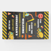 Begrüßung der Geburtstagspartei im Baugewerbe Banner (Horizontal)