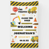 Begrüßung der Geburtstagspartei im Baugewerbe Banner (Vertikal)