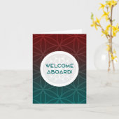 Begrüßung der heiligen Geometrie des Teams Karte (Gelbe Blume)