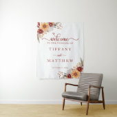 Begrüßung der Hochzeit im Herbst Wandteppich (Beispiel)