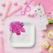 Begrüßung der Hochzeit von hellrosa Peony Pappteller (Party)