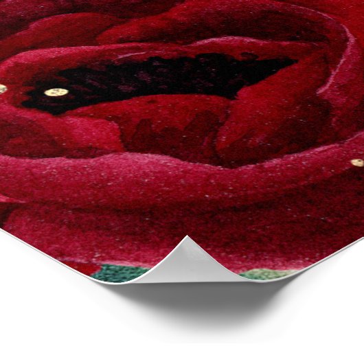 Begrüßung der Hochzeit von Navy Blue und Burgund F Poster (Ecke)