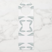 Begrüßung der kalligraphischen Botanischen Hochzei Flaschenanhänger (Rückseite)