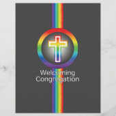 Begrüßung der Kongregation Christentum Flyer (Hinten)