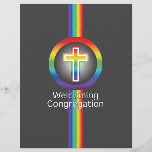 Begrüßung der Kongregation Christentum Flyer (Hinten)