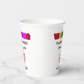 Begrüßung der Lehrer Pappbecher (Rechts)