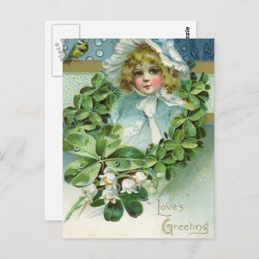 Begrüßung der Liebe Postkarte (Vorne/Hinten)