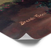 Begrüßung der Light Poster Print (Ecke)