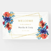 Begrüßung der mexikanischen Fiesta-Blume Banner (Horizontal)