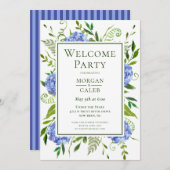 Begrüßung der Party Einladung (Vorne/Hinten)