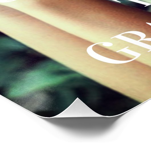 Begrüßung der personalisierten Foto Graduation Par Poster (Ecke)