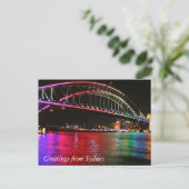 Begrüßung der Regenbogenbrücke Postkarte (Stehend Vorderseite)