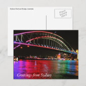 Begrüßung der Regenbogenbrücke Postkarte (Vorne/Hinten)