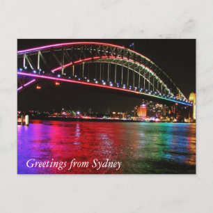 Begrüßung der Regenbogenbrücke Postkarte
