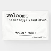 Begrüßung der Retro-Schreibmaschine Typografie Banner (Horizontal)