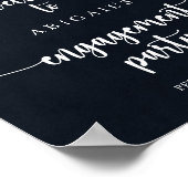 Begrüßung der Rustikal String Lights-Anhängerin Poster (Ecke)