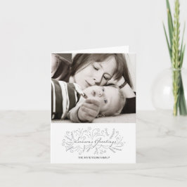 Begrüßung der Saison Feiertagskarte